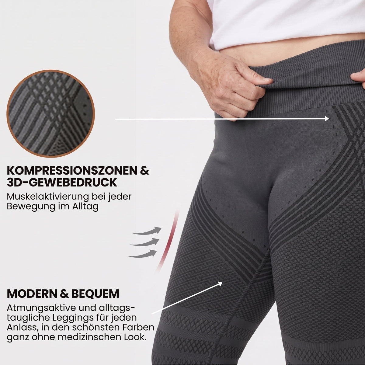 VIOLA Kompressionsleggings – Details