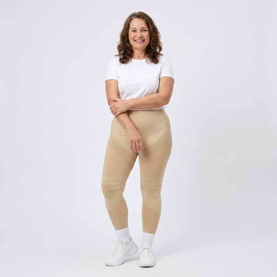 VIOLA Kompressionsleggings in Khaki