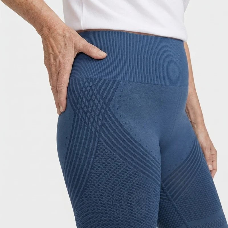 VIOLA Kompressionsleggings in Marineblau
