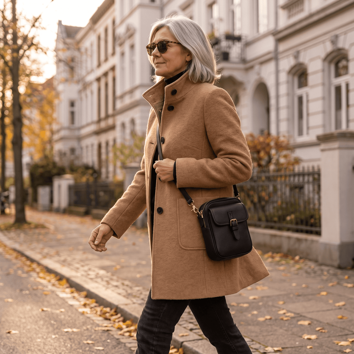 Klassischer Alltagsmantel mit Knopfleiste | ROSALIE