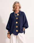 Oversized Kragen-Cardigan | Isadora