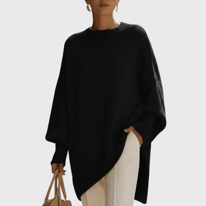 Oversize-Poncho-Pullover | FRIEDA