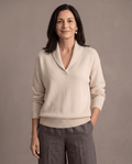 Bequemer Pullover mit V-Ausschnitt | GRETA