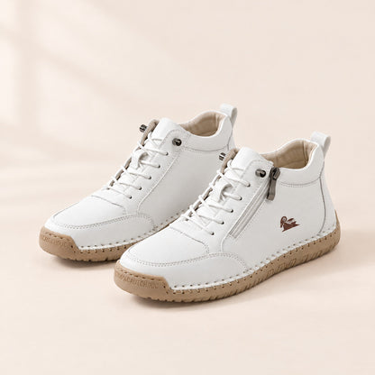 ELLA Sneaker in Weiß – Paar von vorne