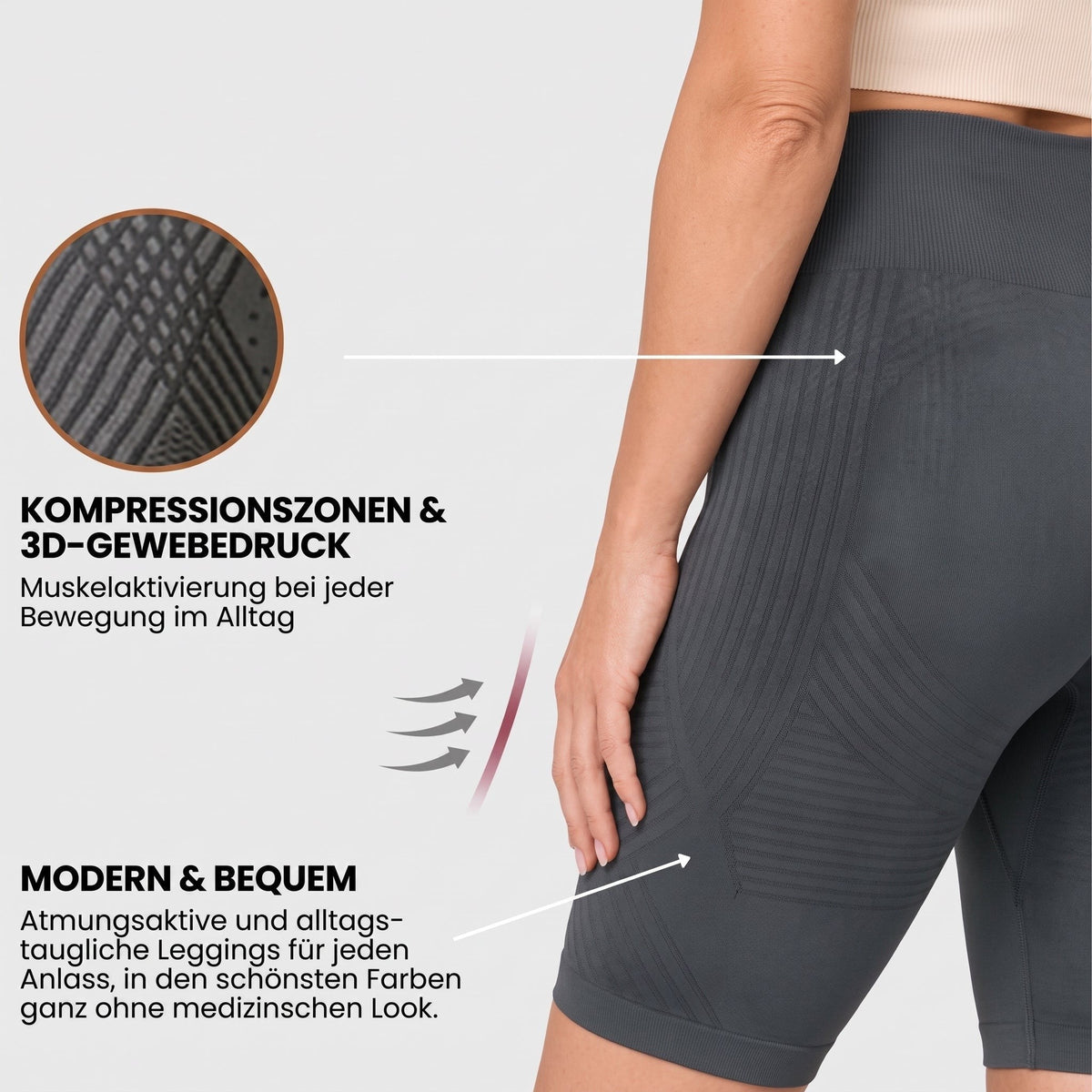 VIOLA Kompressionsshorts – Details