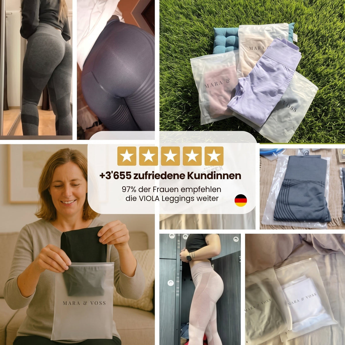 VIOLA Kompressionsleggings – Details