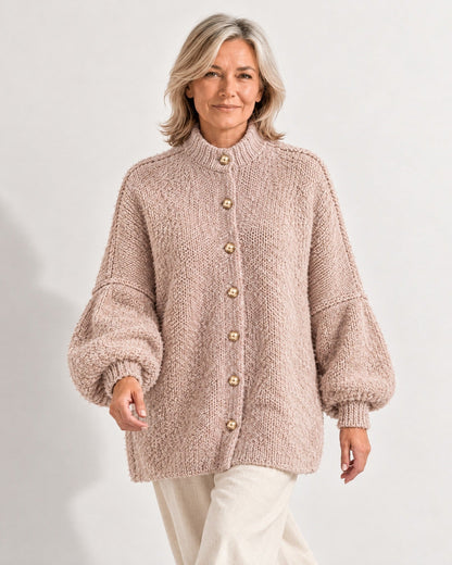 Amalia Cardigan in Beige