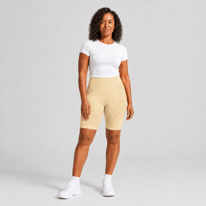 VIOLA Kompressionsshorts in Khaki