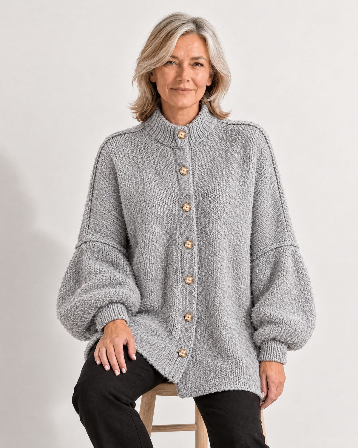 Amalia Cardigan in Grau