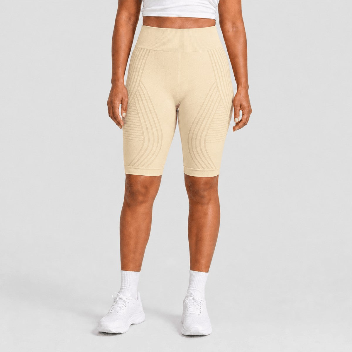 VIOLA Kompressionsshorts in Khaki