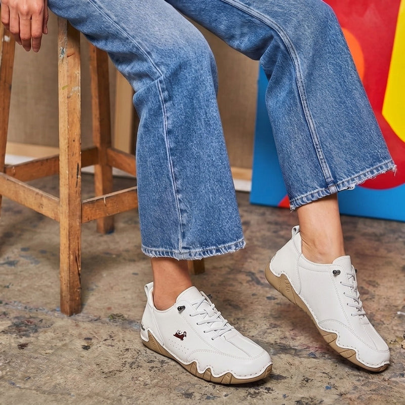 Leichte Barfuß-Sneaker aus Leder | LINA – Kundinnenfoto 2