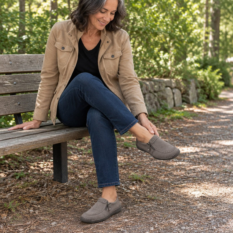 Handgenähte Slip-On Komfort-Loafer | CLARA – Kundinnenfoto 2