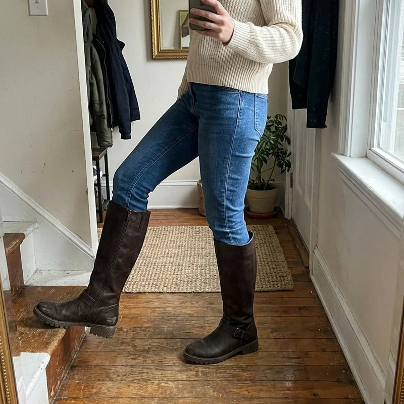 Elegante Damenstiefel mit komfortablem Wadenschaft | MAREN – Kundinnenfoto 3