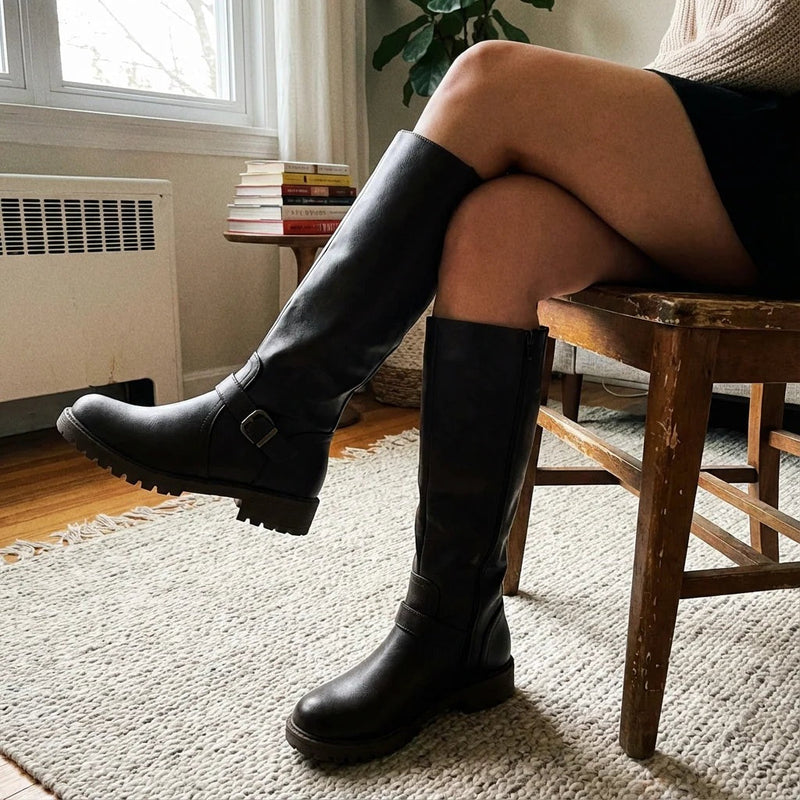 Elegante Damenstiefel mit komfortablem Wadenschaft | MAREN – Kundinnenfoto 4
