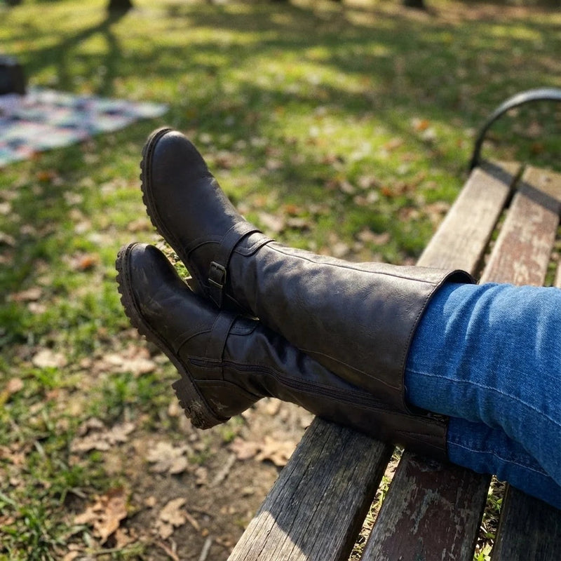 Elegante Damenstiefel mit komfortablem Wadenschaft | MAREN – Kundinnenfoto 5