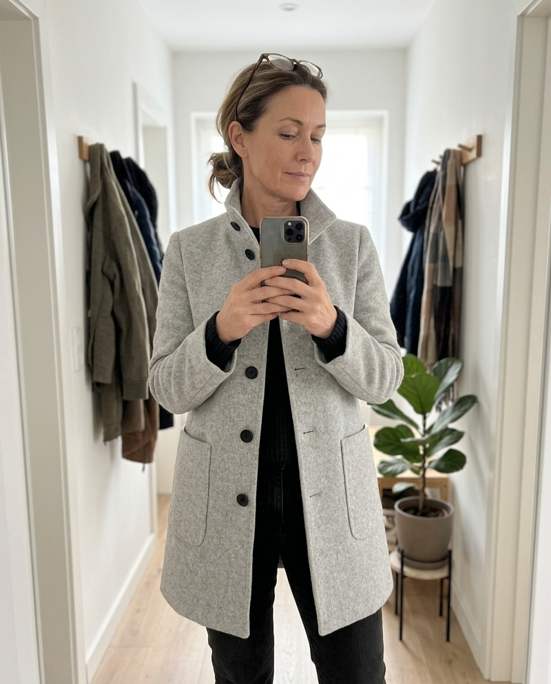 Klassischer Alltagsmantel mit Knopfleiste | ROSALIE – Kundinnenfoto 3